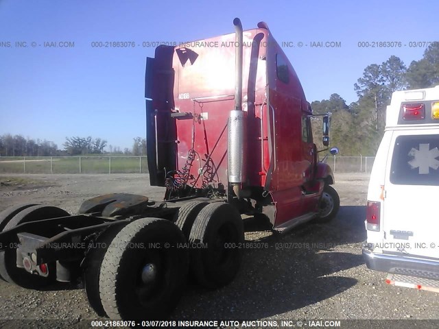 1FUJA6CG94LM14680 - 2004 FREIGHTLINER COLUMBIA COLUMBIA RED photo 4