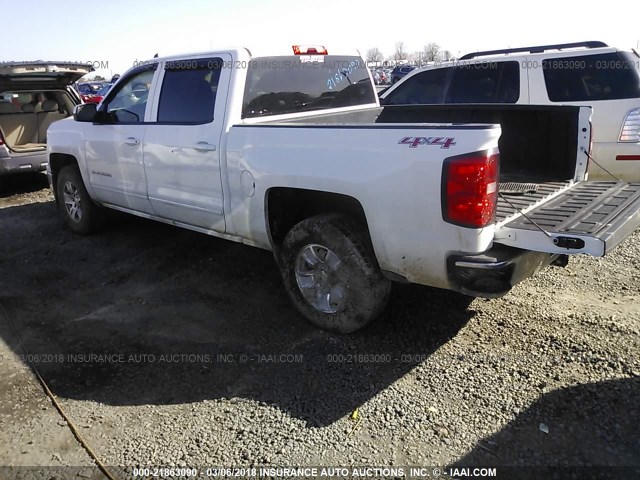 3GCUKREH2FG247054 - 2015 CHEVROLET SILVERADO K1500 LT WHITE photo 3