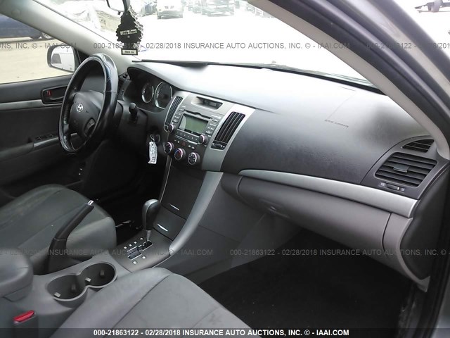 5NPEU4AF1AH603807 - 2010 HYUNDAI SONATA SE/LIMITED GRAY photo 5