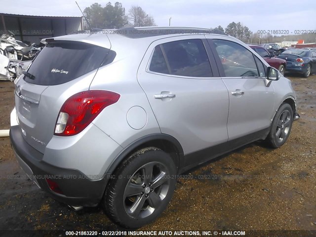 KL4CJBSB9EB544474 - 2014 BUICK ENCORE CONVENIENCE 银色 照片 4