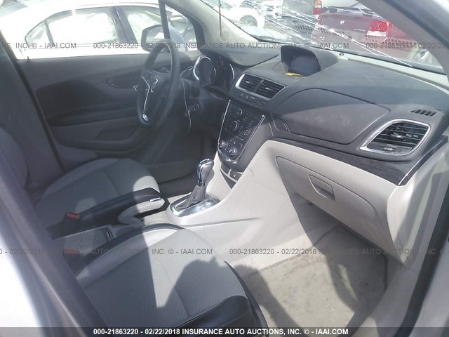 KL4CJBSB9EB544474 - 2014 BUICK ENCORE CONVENIENCE 银色 照片 5