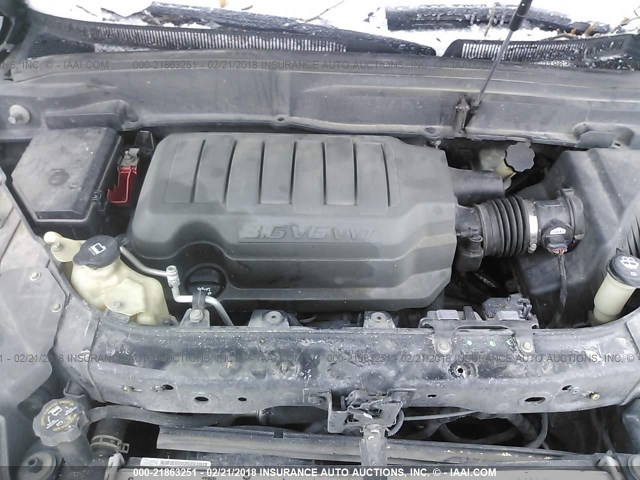 5GAER237X8J138085 - 2008 BUICK ENCLAVE CXL ყავისფერი ფოტო 10