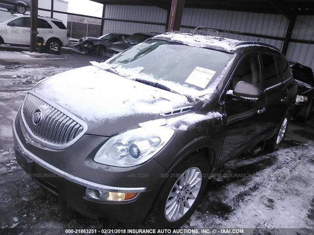 5GAER237X8J138085 - 2008 BUICK ENCLAVE CXL ყავისფერი ფოტო 2