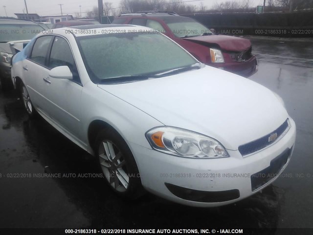 2G1WC5E35E1113111 - 2014 CHEVROLET IMPALA LIMITED LTZ WHITE photo 1