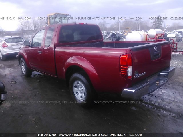 1N6BD0CT9FN709490 - 2015 NISSAN FRONTIER S/SV MAROON photo 3