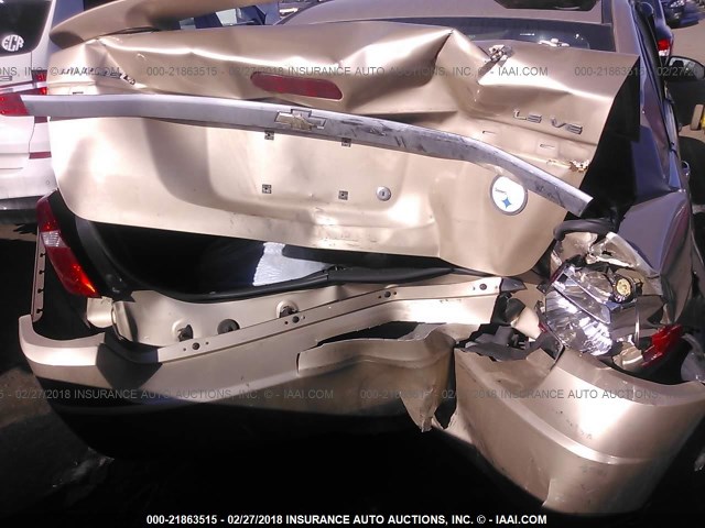 1G1ZT54815F215038 - 2005 CHEVROLET MALIBU LS 金色 照片 6