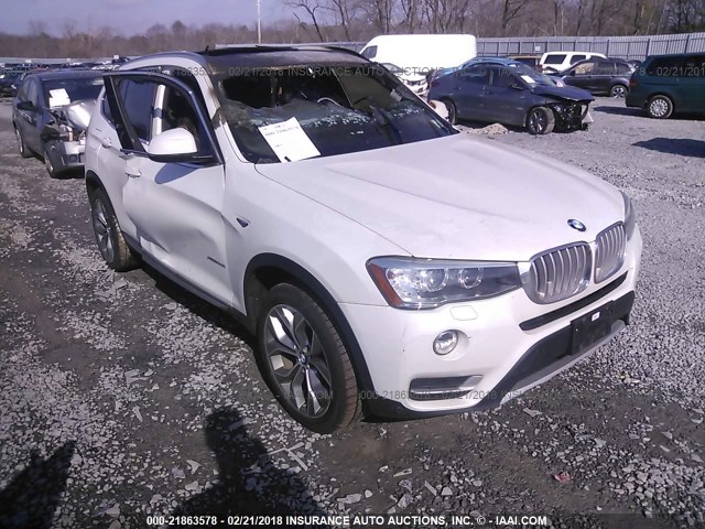 5UXWX7C50F0K34913 - 2015 BMW X3 XDRIVE35I WHITE photo 1