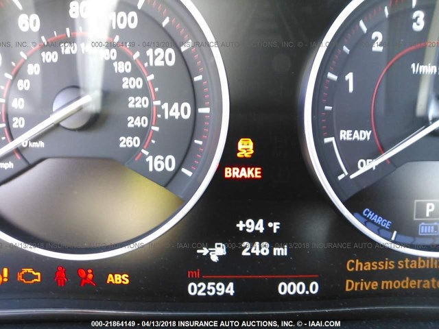 WBA8E1C58JA159696 - 2018 BMW 330E BLACK photo 7