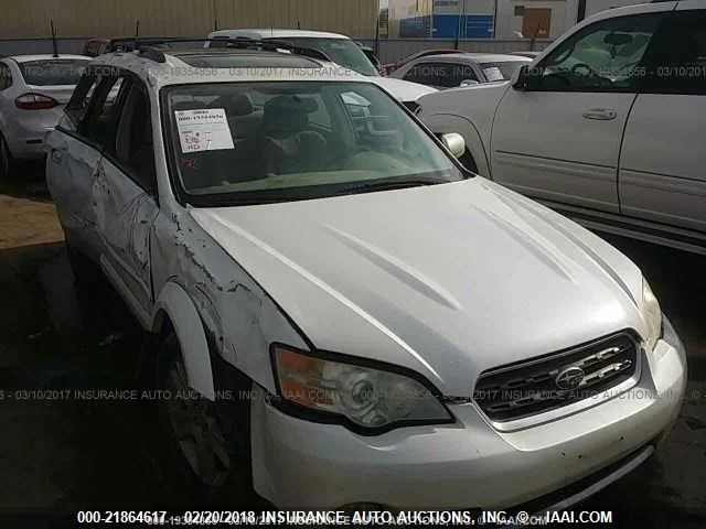 4S4BP86CX74330344 - 2007 SUBARU LEGACY OUTBACK 3.0R LL BEAN WHITE photo 1