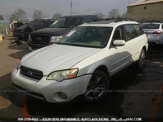 4S4BP86CX74330344 - 2007 SUBARU LEGACY OUTBACK 3.0R LL BEAN WHITE photo 2