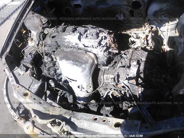 JTDBE32K363053437 - 2006 TOYOTA CAMRY LE/XLE Բաց կապույտ լուսանկար 10