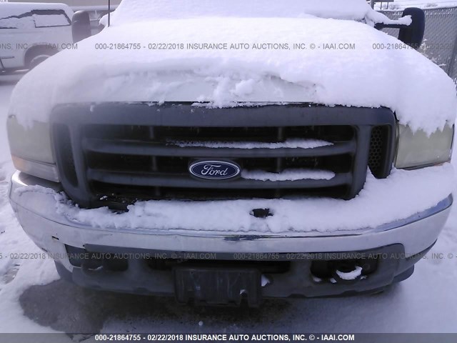 1FDXF46P13ED35909 - 2003 FORD F450 SUPER DUTY WHITE photo 10