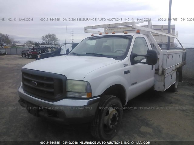 1FDXF46P13ED35909 - 2003 FORD F450 SUPER DUTY WHITE photo 2