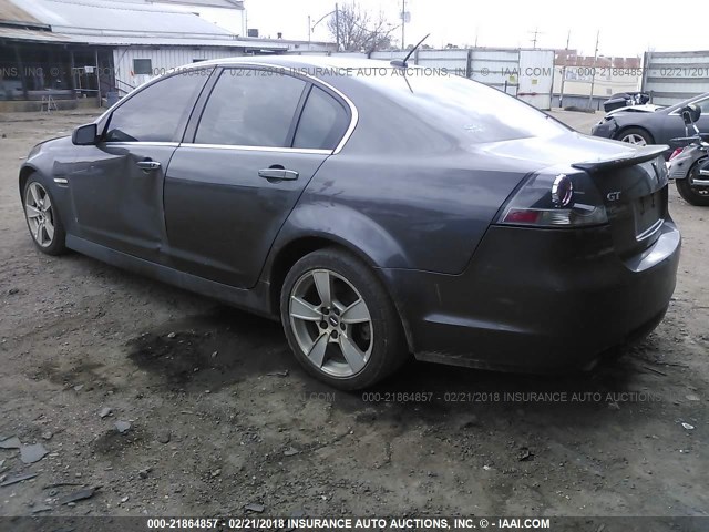 6G2EC57Y89L152715 - 2009 PONTIAC G8 GT GRAY photo 3