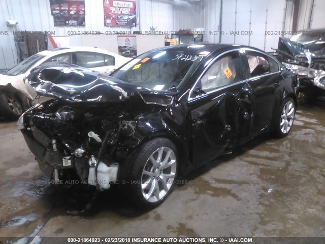 2G4GU5GX2G9140310 - 2016 BUICK REGAL GS Noir photo 2