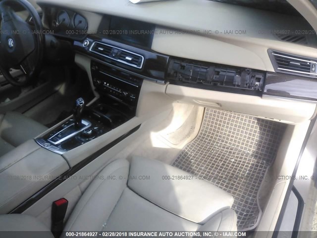 WBAKB8C53ACY64000 - 2010 BMW 750 LI TAN photo 5