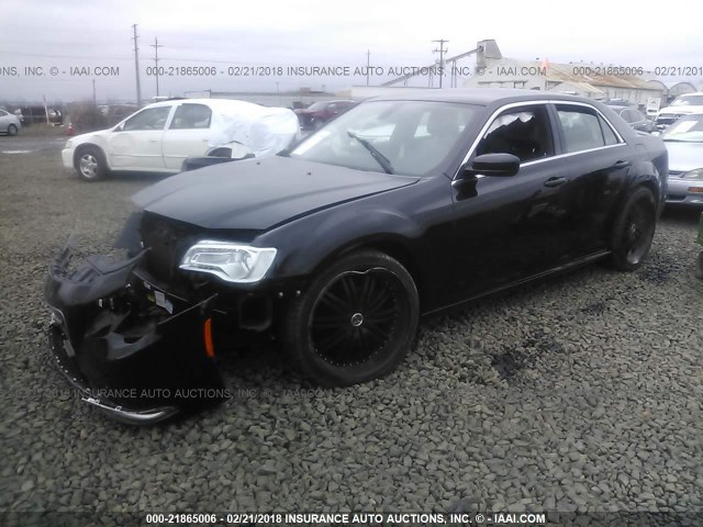 2C3CCAAG7FH891760 - 2015 CHRYSLER 300 LIMITED BLACK photo 2