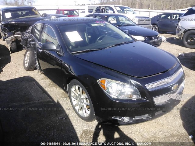 1G1ZG5E7XCF211089 - 2012 CHEVROLET MALIBU LTZ 黑色 照片 1