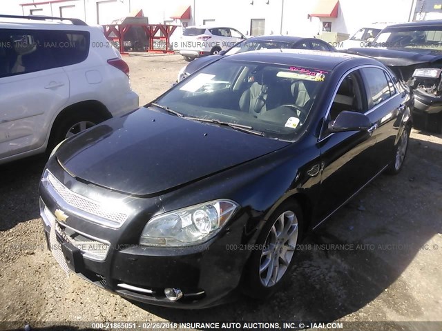 1G1ZG5E7XCF211089 - 2012 CHEVROLET MALIBU LTZ 黑色 照片 2