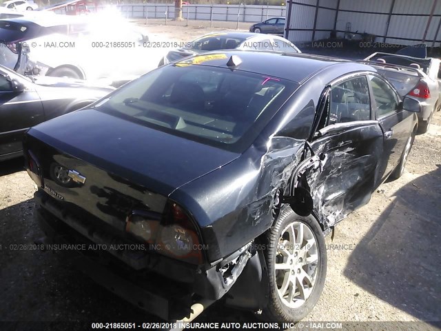 1G1ZG5E7XCF211089 - 2012 CHEVROLET MALIBU LTZ 黑色 照片 4