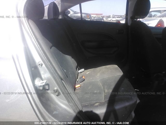 ML32F3FJ7HHF16402 - 2017 MITSUBISHI MIRAGE G4 ES ნაცრისფერი ფოტო 8