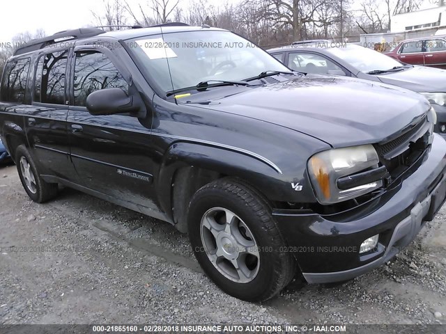 1GNET16P446209663 - 2004 CHEVROLET TRAILBLAZER EXT LS/EXT LT BLACK photo 1