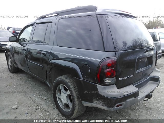 1GNET16P446209663 - 2004 CHEVROLET TRAILBLAZER EXT LS/EXT LT BLACK photo 3