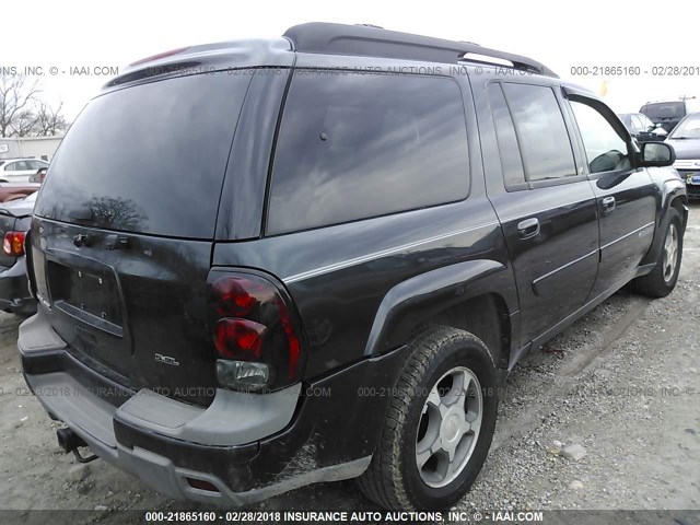 1GNET16P446209663 - 2004 CHEVROLET TRAILBLAZER EXT LS/EXT LT BLACK photo 4