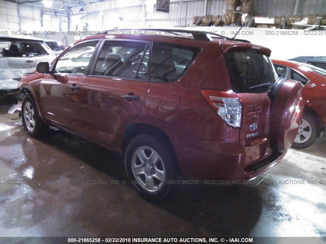 JTMBF4DV7C5053693 - 2012 TOYOTA RAV4 RED photo 3