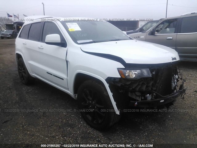 1C4RJEAG2HC708385 - 2017 JEEP GRAND CHEROKEE LAREDO WHITE photo 1