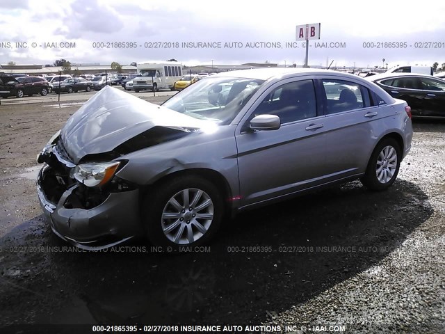 1C3CCBBB0DN542338 - 2013 CHRYSLER 200 TOURING SILVER photo 2