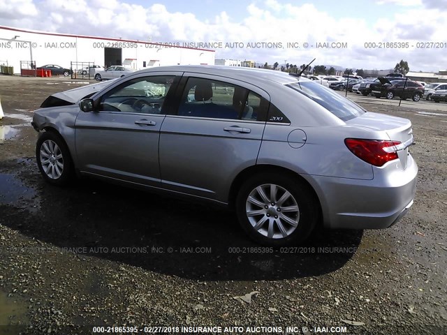 1C3CCBBB0DN542338 - 2013 CHRYSLER 200 TOURING SILVER photo 3