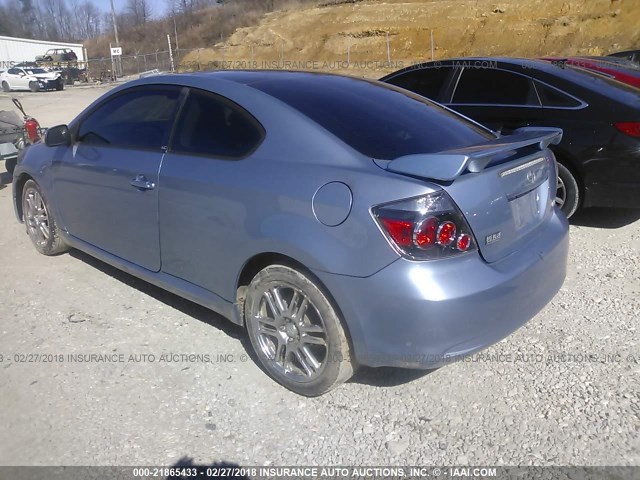 JTKDE3B75A0318592 - 2010 TOYOTA SCION TC 蓝色 照片 3