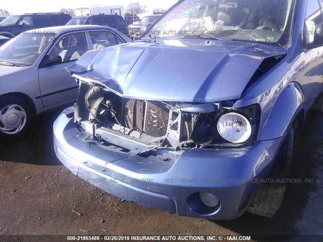 1D8HB48P97F583778 - 2007 DODGE DURANGO SLT Light Blue photo 6