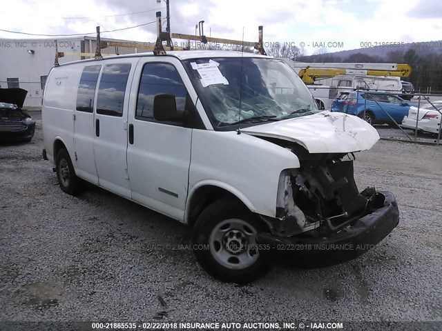 1GTGG25V361194813 - 2006 GMC SAVANA G2500 WHITE photo 1