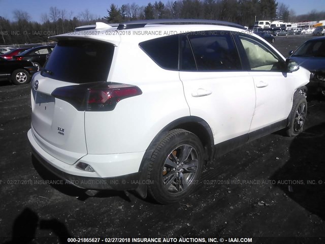 JTMRFREV7JJ718381 - 2018 TOYOTA RAV4 ADVENTURE/XLE 白色 照片 4