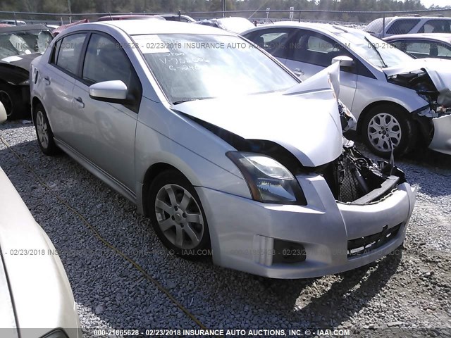 3N1AB6AP4CL702006 - 2012 NISSAN SENTRA 2.0/2.0S/SR/2.0SL SILVER photo 1