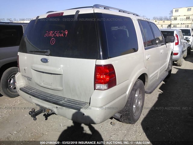 1FMFU19556LA33677 - 2006 FORD EXPEDITION LIMITED WHITE photo 4