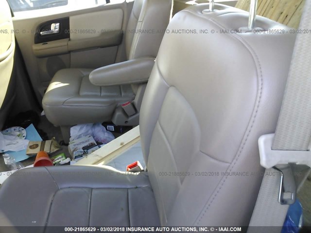 1FMFU19556LA33677 - 2006 FORD EXPEDITION LIMITED WHITE photo 8