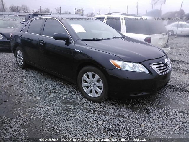 4T1BB46K39U078356 - 2009 TOYOTA CAMRY HYBRID BLACK photo 1