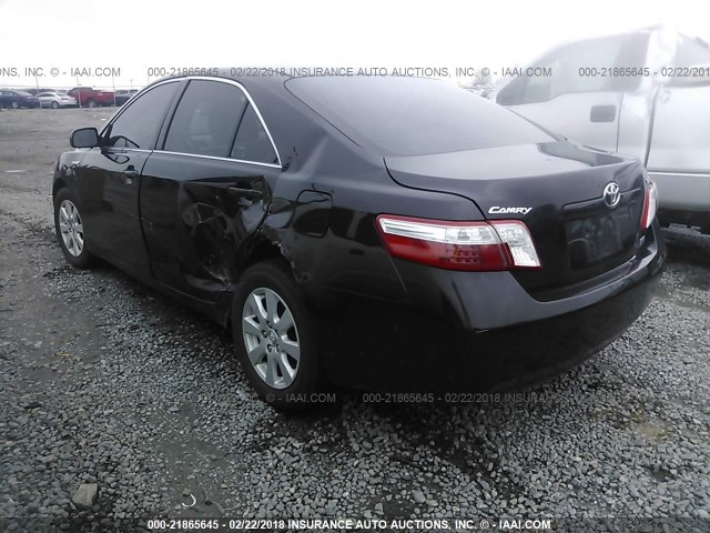 4T1BB46K39U078356 - 2009 TOYOTA CAMRY HYBRID BLACK photo 6