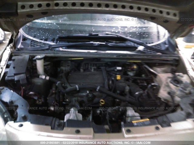 1GMDV33L15D167795 - 2005 PONTIAC MONTANA SV6 GOLD photo 10