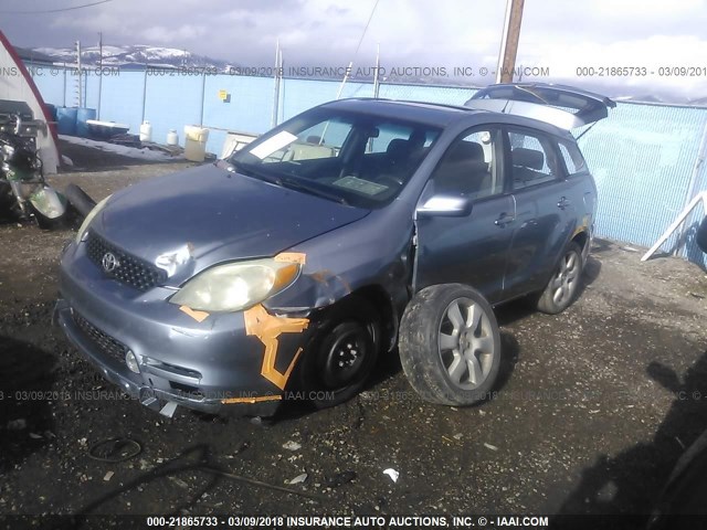 2T1KY32E33C160461 - 2003 TOYOTA COROLLA MATRIX XRS Light Blue photo 2