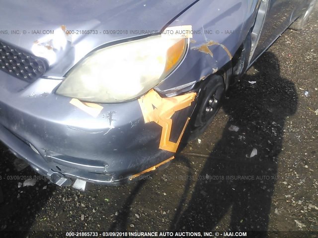 2T1KY32E33C160461 - 2003 TOYOTA COROLLA MATRIX XRS Light Blue photo 6