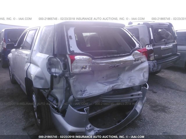 2GKALMEK1H6245457 - 2017 GMC TERRAIN SLE SILVER photo 6