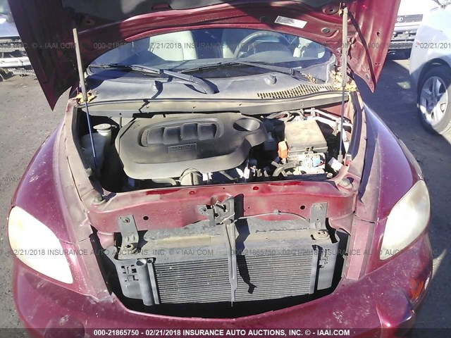 3GNDA13D27S609152 - 2007 CHEVROLET HHR LS MAROON photo 10