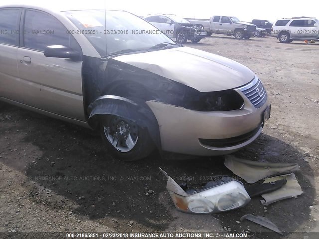 1G8AJ55F57Z156756 - 2007 SATURN ION LEVEL 2 GOLD photo 6