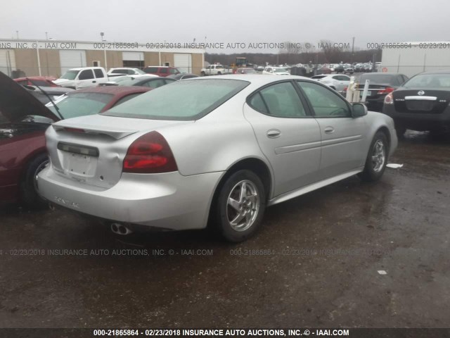 2G2WS522941114724 - 2004 PONTIAC GRAND PRIX GT2 ვერცხლისფერი ფოტო 4
