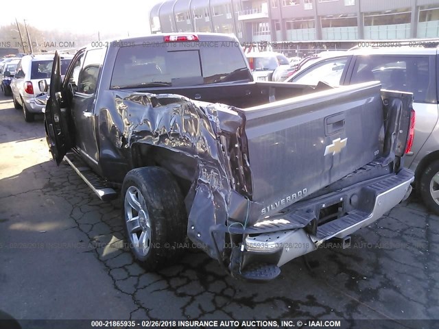 3GCUKSEC7FG415900 - 2015 CHEVROLET SILVERADO K1500 LTZ GRAY photo 3