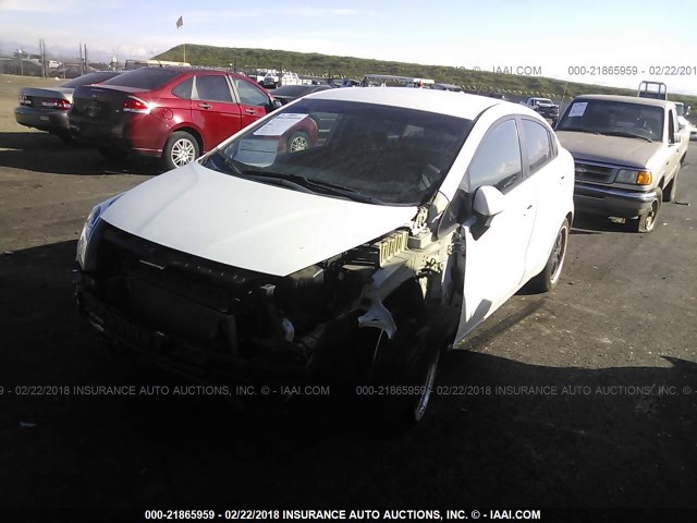 KNADM4A36C6045402 - 2012 KIA RIO LX Սպիտակ լուսանկար 2